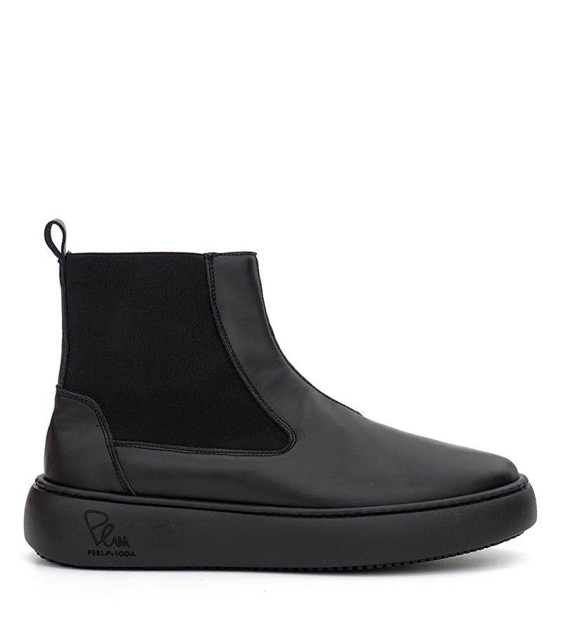 Per La Moda - Vito3 Plm1 Black Leather